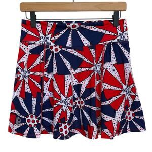 Pickelball Bella Aline Dink Patriotic Red White and Blue Athletic Skort size 2